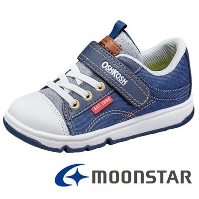 MoonStar 休閒機能童鞋OSHKOSH聯名款KC4195-19號