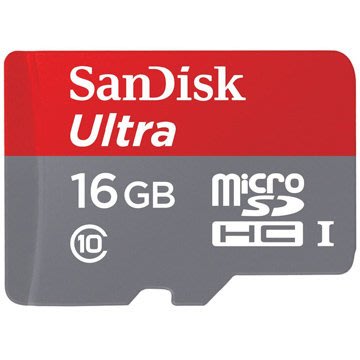 全新公司貨SanDisk microSDHC 16GB 16G 80MB/s Ultra microSD UHS 記憶卡