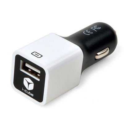 車資樂㊣汽車用品【DA815】韓國 FOURING i-cube 點煙器 1.2A USB車用手機充電器(可充智慧型手機)