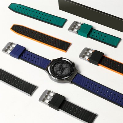 華為 GT 2e 錶帶 22 毫米矽膠錶帶適用於華為手錶 GT 2 3 Pro 46 毫米替換運動腕帶