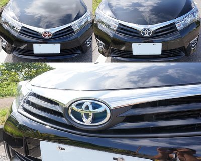 Toyota 2014 11代 Altis 車標背貼貼紙