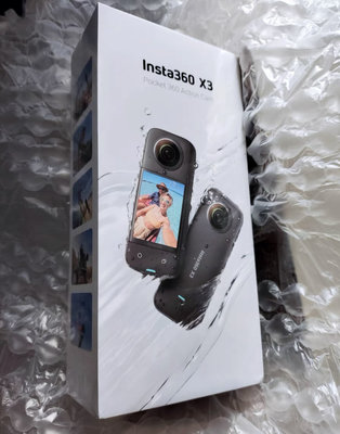 現貨秒出 原廠 全新正品影石Insta360 X3全景運動相機 原廠貨 送1.2米自拍桿