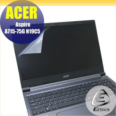 【Ezstick】ACER A715-75  A715-75G 靜電式筆電LCD液晶螢幕貼 (可選鏡面或霧面)