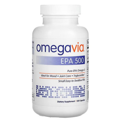 熱賣 omegavia深海魚油omega歐米伽epa500高濃縮魚油