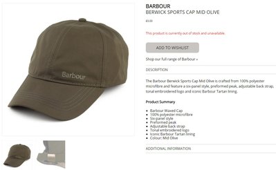 barbour berwick cap