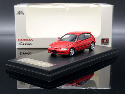 【M.A.S.H】現貨特價 LCD 1/64 Honda Civic EG6 Red 引擎蓋可開