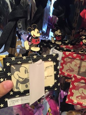 ☆Joan☆日本帶回❤日本東京迪士尼米奇識別證夾 悠遊卡票夾