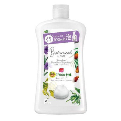 【JPGO】超取最多3組~日本進口 Muse 抗菌泡沫洗手乳 大型補充瓶700ml~botanical植萃