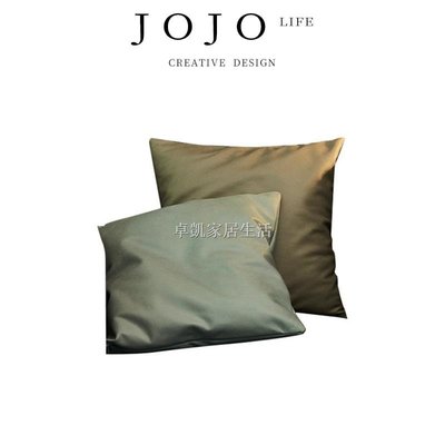 JOJO·Tuo·枕套輕奢仿皮抱枕防剮蹭客廳沙發靠墊床頭靠枕 |落拓-DD220831