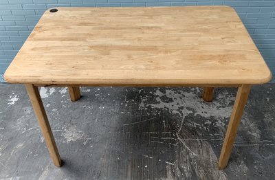 A3076 [家之家二手家具] 松木6人餐桌(腳可拆) 松木餐桌 餐桌 實木餐桌 飯桌 六人餐桌