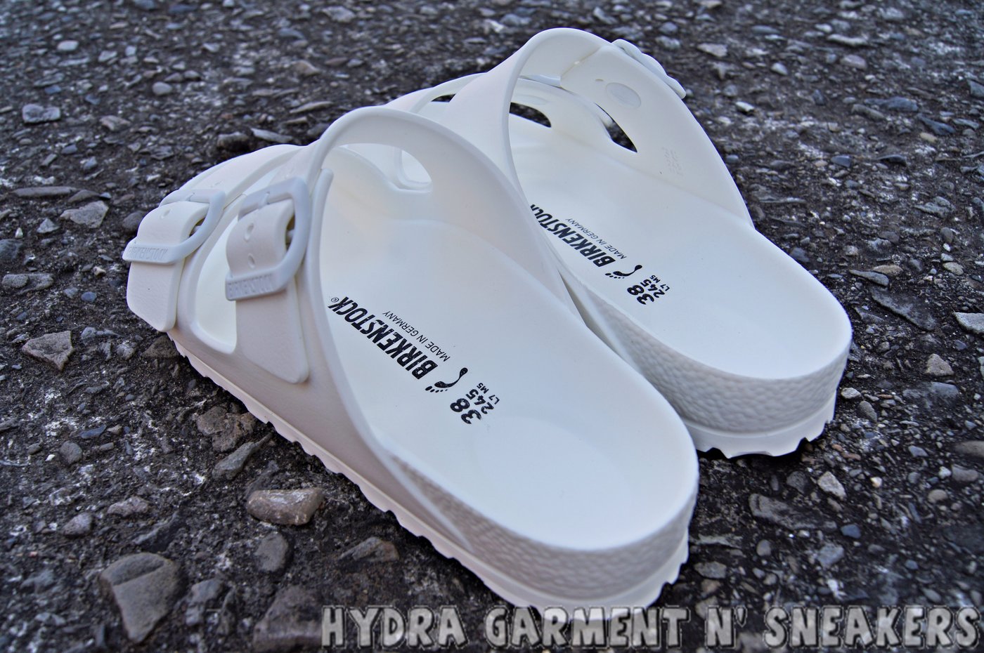 HYDRA】日本Birkenstock EVA ARIZONA 德國勃肯涼鞋防水橡膠塑膠拖鞋白