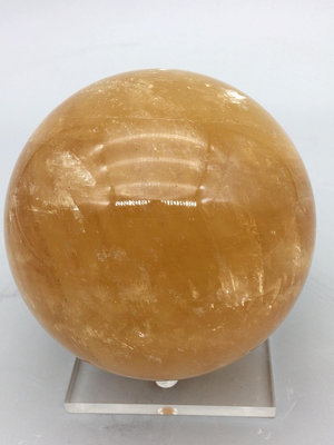 【二手】貴州冰洲石球  尺寸大小不同 礦物晶體 水晶 礦石【禪靜院】-2750