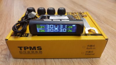 TPMS 太陽能胎壓偵測器 《真人語音版》 胎壓 胎溫自動警報