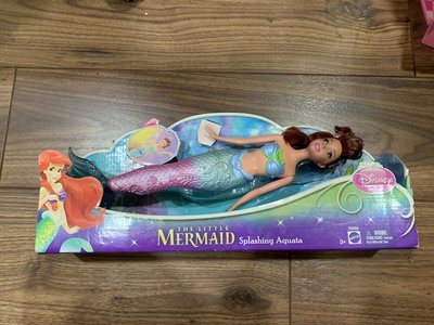 芭比娃娃Barbie 小美人魚the little mermaid splashing aquata［台中可面交］