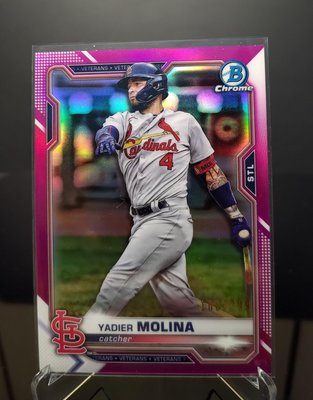 Yadier Molina 21 Bowman Chrome#99 Pink /299