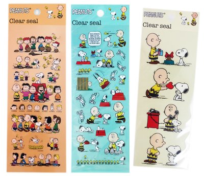 【卡漫迷】 Snoopy 貼紙 三款選二 ㊣版 日本製 史奴比 史努比 Woodstock 糊塗塔克 Peanuts