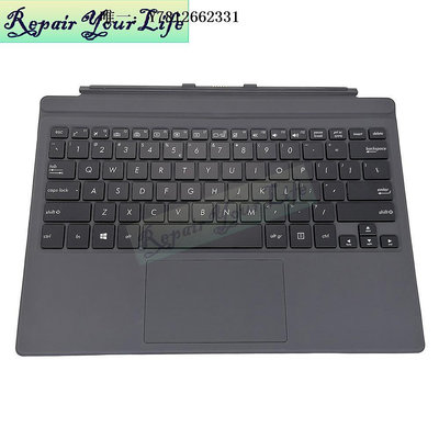 電腦零件華碩 靈煥3 Pro A6200 T303U T305U 鍵盤平板二合一灰色底座 UI筆電配件
