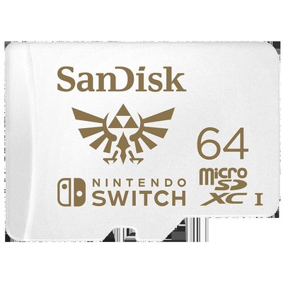 SanDisk NINTENDO SWITCH 專用記憶卡 MicroSDXC 64G (100/60M)SDSQXAT