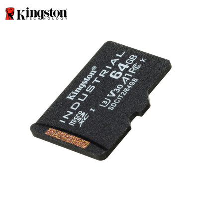 金士頓 INDUSTRIAL microSD U3 V30 工業用 高耐用 64G 記憶卡 (KTSDCIT2-64G)