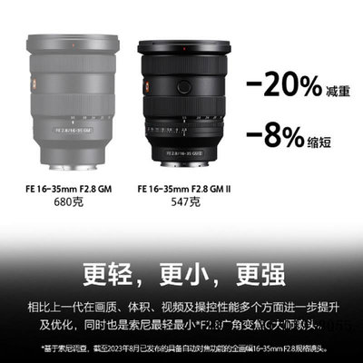 相機鏡頭FE 16-35mm F2.8GM II 二代全幅廣角變焦G大師鏡頭SEL1635GM2單反鏡頭