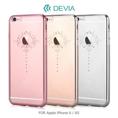 --庫米--DEVIA Apple iPhone 6/6S 柔鑽保護軟套 (夏克爾/流星雨) TPU材質 保護殼