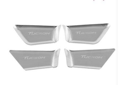 現貨熱銷-【易車汽配】現代全新Hyundai TUCSON內拉手裝飾貼 新款途勝改裝專用彩鋼內飾內門碗貼片