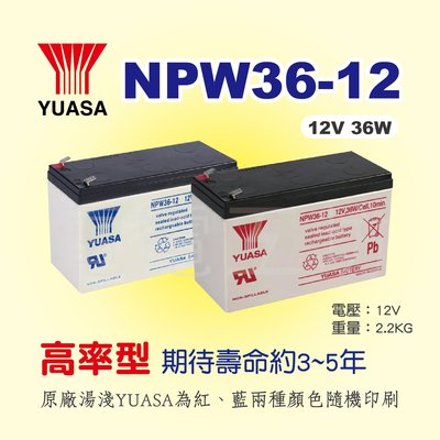 電電工坊-全新 原廠電池 NPW36-12 12V36W UPS指定專用 風力發電 小馬達 空拍機 玩具車