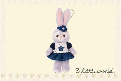 B' Little World *[現貨]東京迪士尼海洋限定/史黛拉兔牛仔風站姿吊飾/Stellalou