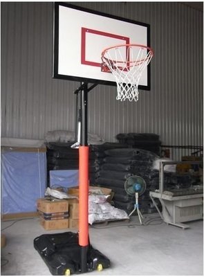 升降式 灌水 氣壓升降式 FRP籃球板 水箱籃球架 運費議價