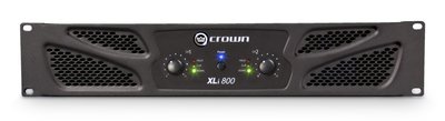 音響世界: 美國Crown XLi 800音質佳 4歐姆 300W超值型功率擴大機 贈日本製喇叭線一對