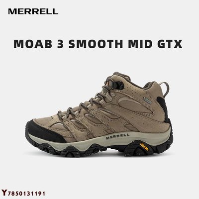 MERRELL邁樂徒步鞋女MOAB 3 GTX中幫防水防滑耐磨戶外登山徒步鞋