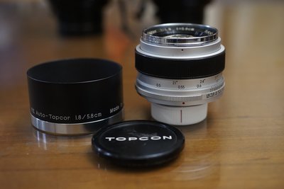 【售】TOPCON  RE,Auto-Topcor 5.8cm f1.8鳳凰瞳姊妹鏡 轉接無反單眼 Sony E口