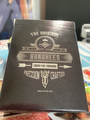 THE ORIGINAL BANSHEES cards for throwing(made in the USA)