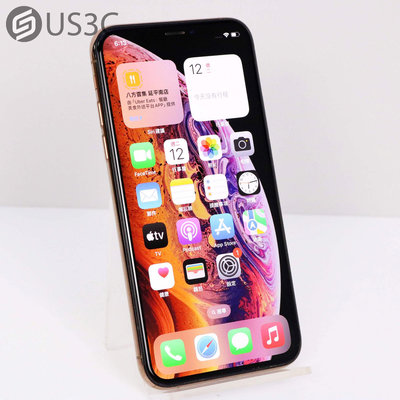 【US3C-小南門店】公司貨 Apple iPhone XS 256G 5.8吋 金 Face ID 臉部辨識 UCare延長保固6個月