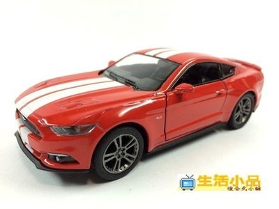 ☆生活小品☆ 模型 2015 Ford Mustang GT *紅色* (有迴力) 熱賣中...歡迎選購^^