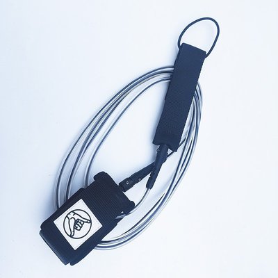 熱賣 衝浪板品牌正貨沖浪腳繩8尺9尺7mm 透明黑芯沖浪板安全繩