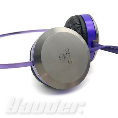【福利品】鐵三角 ATH-ON303 紫 (1) 入耳式便攜式耳機 無外包裝 免運 送收納袋