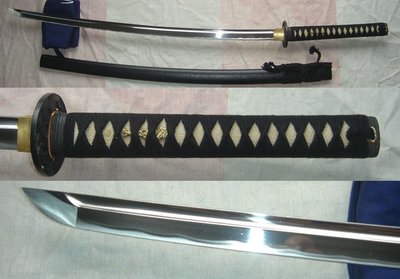 [勝虎堂]_沒貨了.請不要下標!高性能鋼刃專業居合刀日本刀.最佳練習刀2尺4吋5分網袋袸
