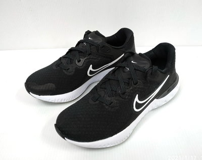【運動王】Nike 慢跑鞋 Renew Run 2 女鞋 透氣 舒適 避震 路跑 健身 黑 白CU3505-005