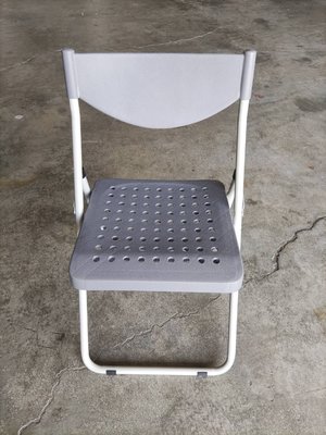(MCF傢俱工廠)(含稅價)全新(中信局)全新烤漆塑鋼摺合椅/塑鋼折合椅/會議椅/學校愛用款