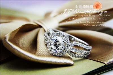 1克拉 結婚手工鑽戒 客製鑽石戒指 鑽石 裸鑽 鑽石結婚對戒 鑽戒 GIA 一克拉 JF金進鋒珠寶SA10202