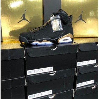 【正品】Air Jordan 6 Retro DMP CT4954-007 男 AJ6 黑金 籃球  免運潮鞋