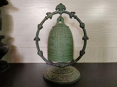 【二手】日本銅鐘 銅器 擺件 舊貨 【古物流香】-1188