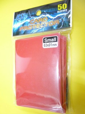 【雙子星】卡套 立體磨砂(紅) 63x91mm 50張 適用 BS 第二層 少年戰魂 CB02 數碼寶貝超進化