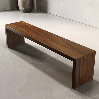 南美胡桃木高檔長凳換鞋凳家用餐桌茶桌簡約現代創意長條凳