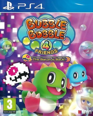 【二手遊戲】PS4 泡泡龍4 夥伴 伙伴 骷髏阿怪的反擊 BUBBLE BOBBLE 4 FRIENDS 中文版