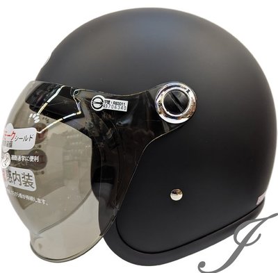 《JAP》GP5 319 消光黑 安全帽 泡泡鏡片 全可拆 超透氣 半罩式 安全帽
