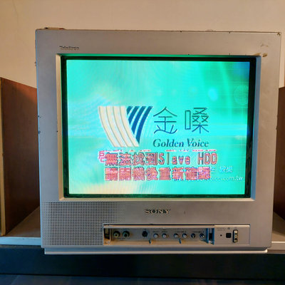 SONY新力14吋傳統平面電視附遙控