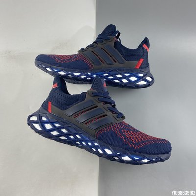 adidas Ultra Boost DNA Web"藍紅 針織 透氣 運動 慢跑鞋GY4196 40-45 男鞋