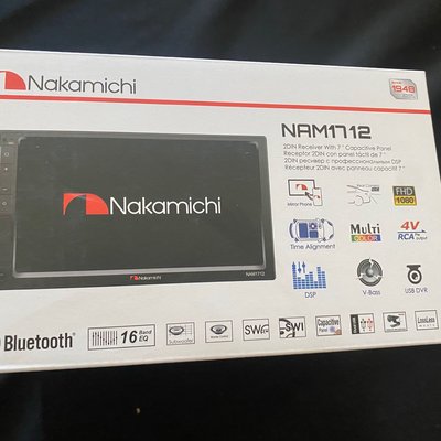 現貨新款日本中道Nakamichi NAM1712 7吋主機非sony ALPINE MP3 歌樂
